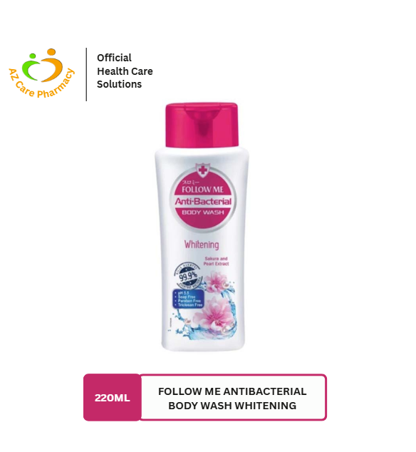 Follow Me Antibacterial Body Wash Whitening 220ml