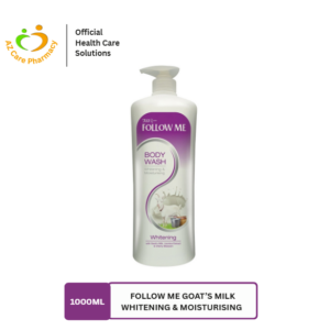 Follow Me Goat's Milk Whitening & Moisturising Body Wash 1000ml