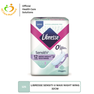 Libresse Sensiti-v Maxi Night Wings 32cm 12s