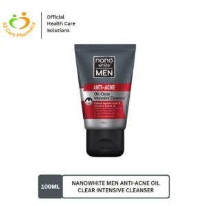 Nano White Men Anti-acne Oil Clear Intensive Cleanser 100ml