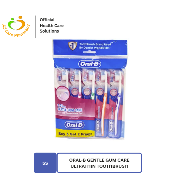Oral-B Gentle Gum Care Ultrathin Toothbrush 5s