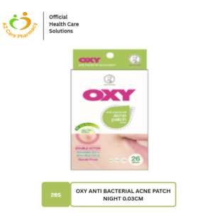Oxy Anti Bacterial Acne Patch Night 0.03cm 26s