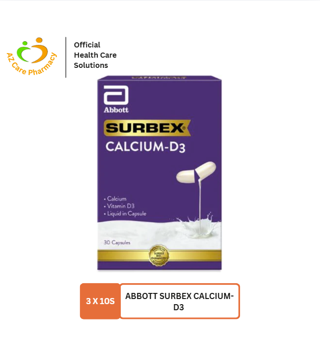 Abbott Surbex Calcium-D3 3x10S
