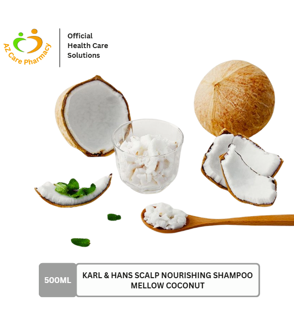 Karl & Hans Scalp Nourishing Shampoo Mellow Coconut 500ml - Image 3
