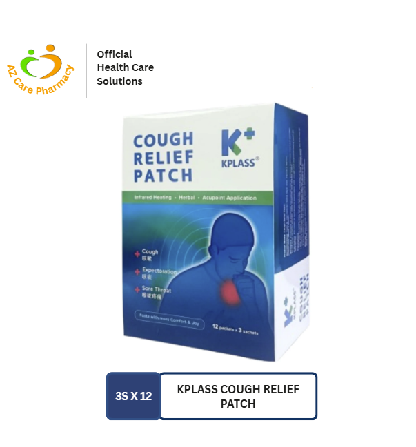 Kplass Cough Relief Patch 3s x 12