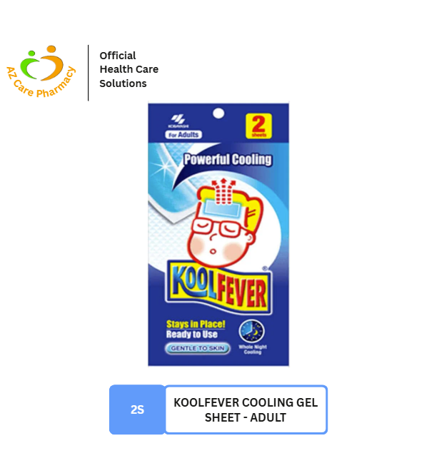 Kool Fever Cooling Gel Sheet-Adult 2s