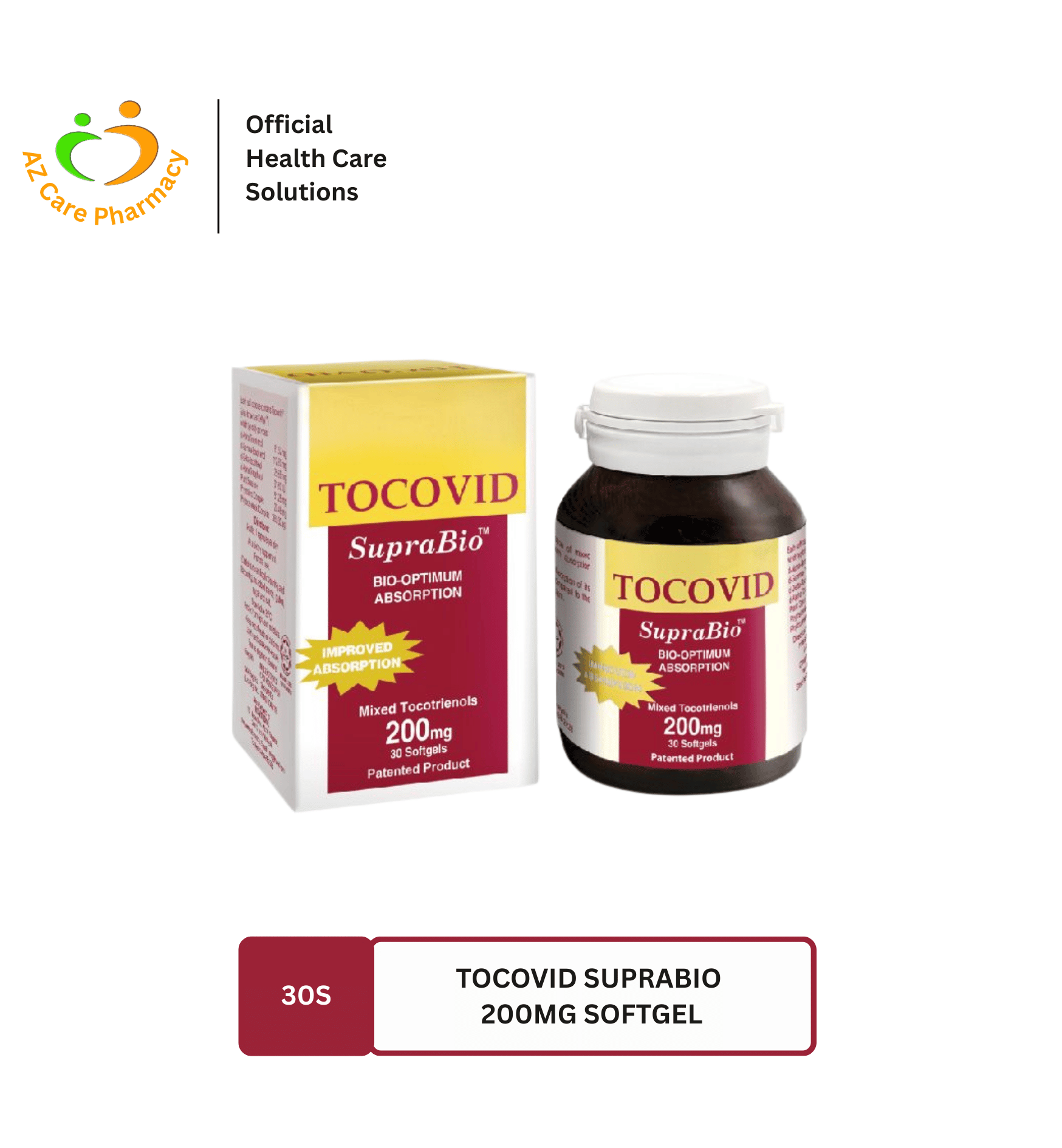 Tocovid Suprabio 200mg 30s
