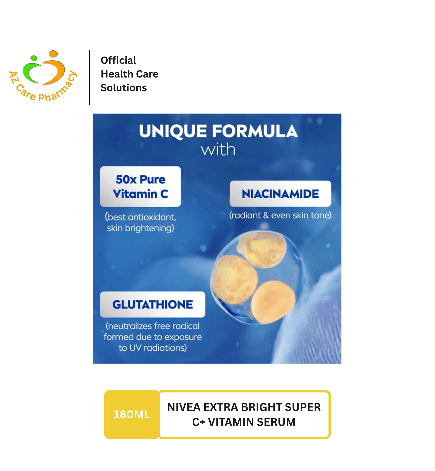 Nivea Extra Bright Super C+ Vitamin Serum 180ml - Image 3