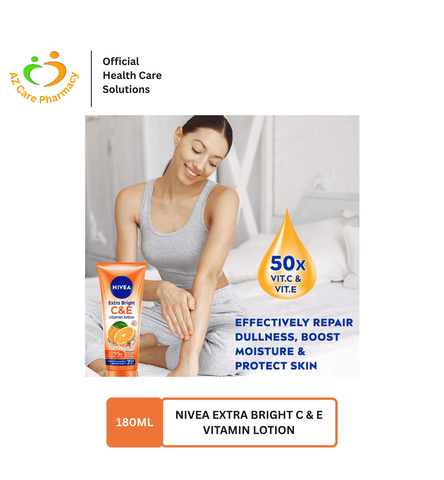 Nivea Extra Bright C&E Vitamin Lotion 180ml - Image 3